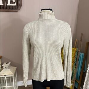 Valerie Stevens • Silk Blend Ribbed Turtleneck